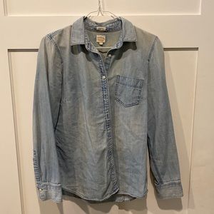 J Crew denim button up